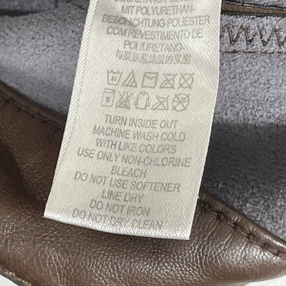 Free People Leather Jeans Womens Size 27 Brown Polyester Skinny Tapered Leg - Picture 5 of 12